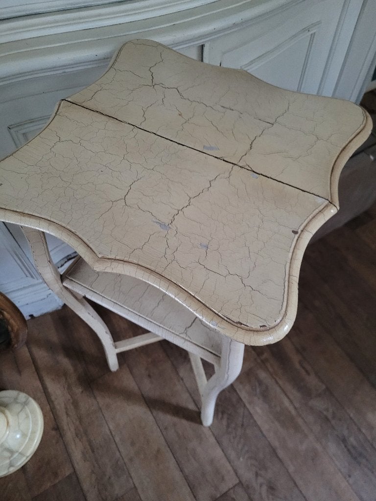 Vintage houten plantentafel 80 x 44 x 44, Ophalen of Verzenden