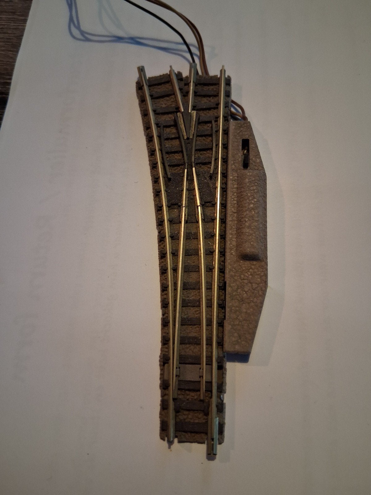 Fleischmann elektrische wissel links N-spoor, Gebruikt, Gelijkstroom, Fleischmann, Rails