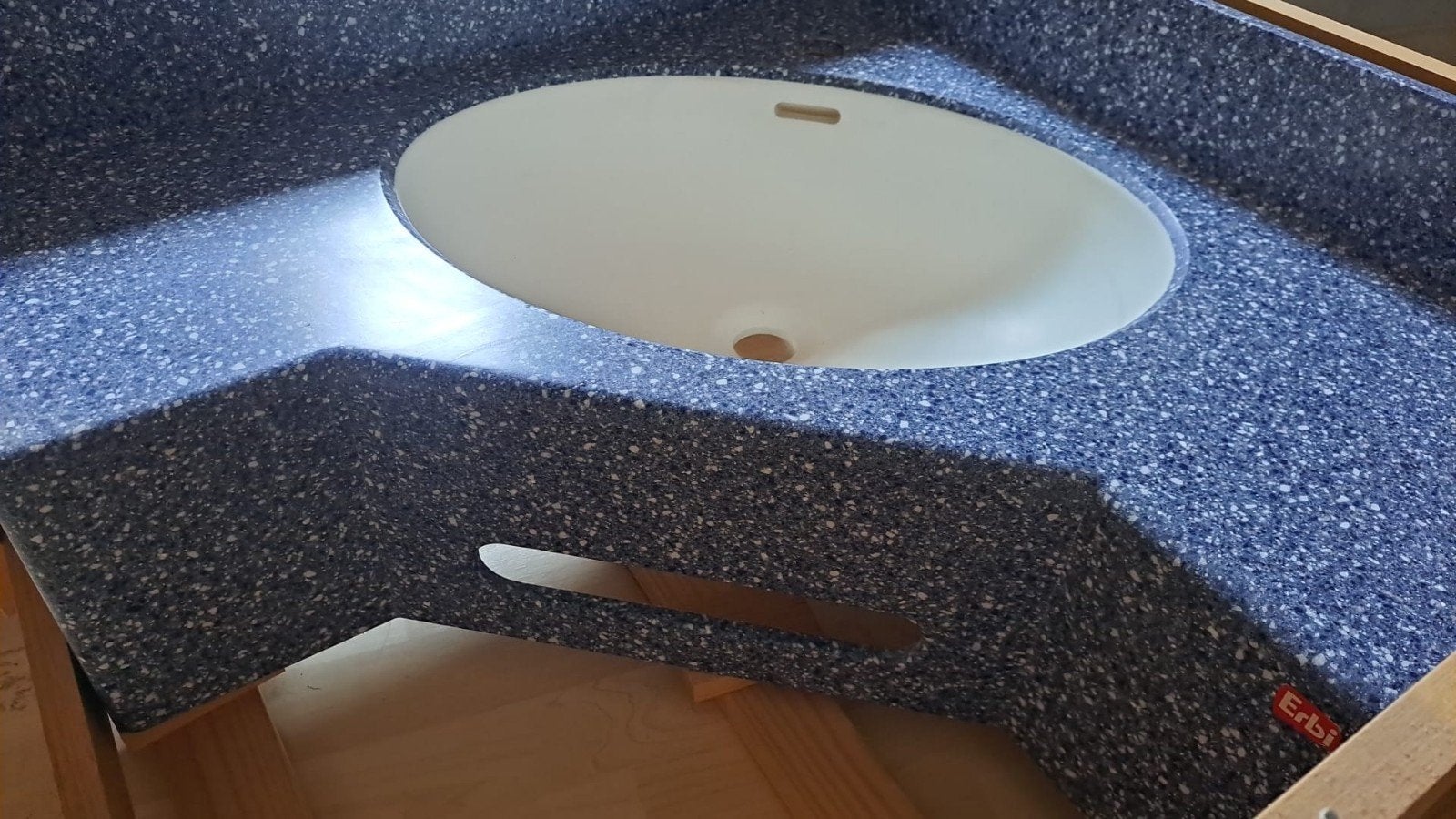 nieuwe corian wastafel slechts 250 euro, Ophalen, Nieuw, 50 tot 100 cm, Minder dan 100 cm