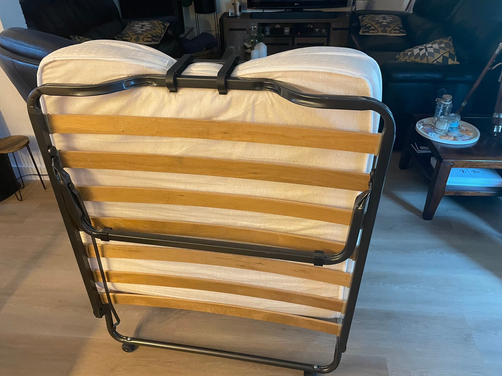 Inklapbed, Ophalen, 90 cm, Eenpersoons, Zo goed als nieuw