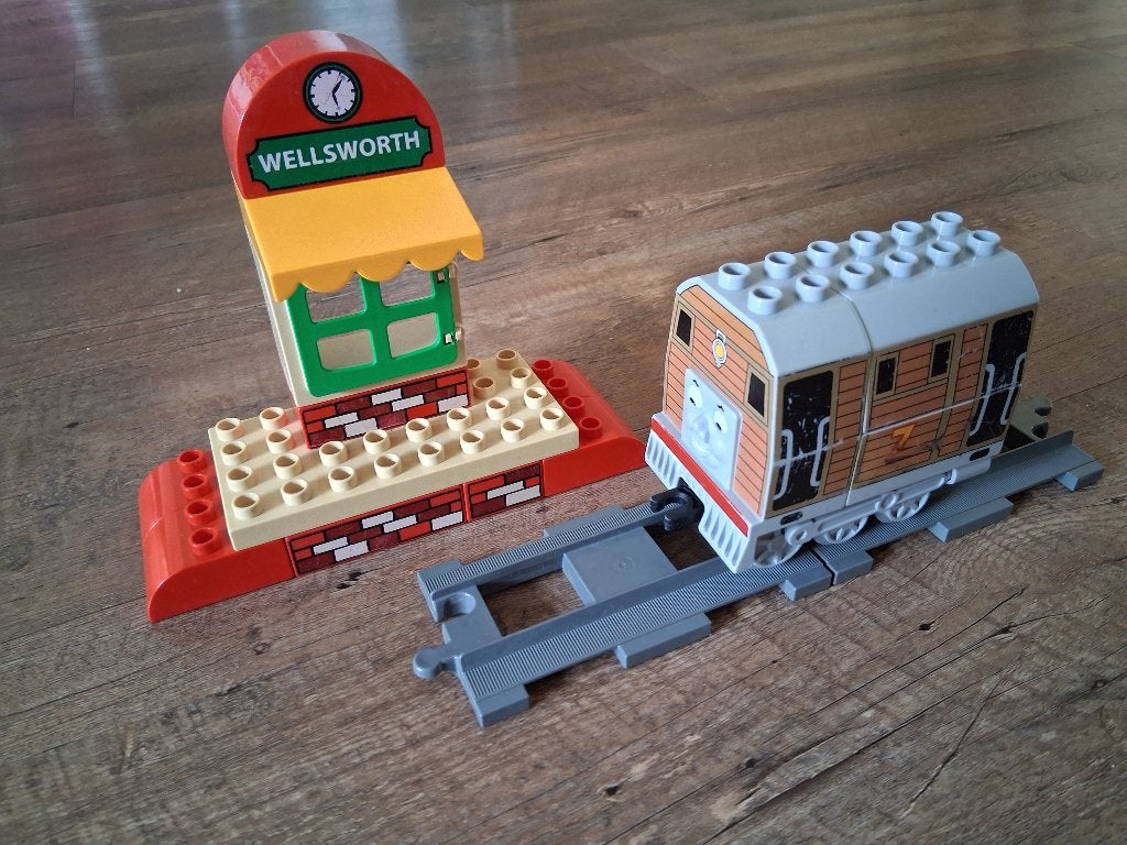 Duplo 5555 Toby bij Wellsworth station, Gebruikt, Overige thema's, Overige typen, Ophalen of Verzenden
