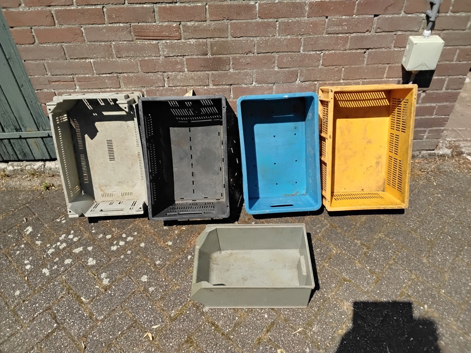 PLASTIC SORTEERBAKKEN, Ophalen, Doos, Minder dan 35 cm
