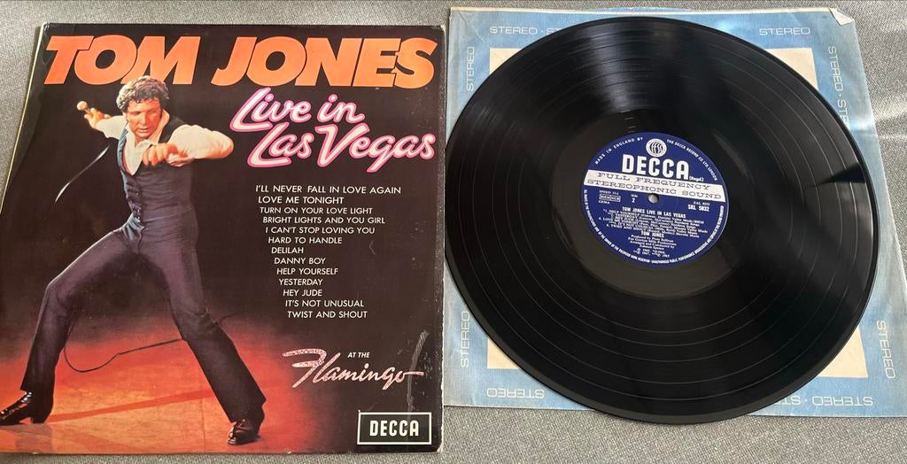 Tom Jones - Live in Las Vegas (LP, 1969), Cd's en Dvd's, Vinyl | Pop, Ophalen of Verzenden, 1960 - 1969, Zo goed als nieuw, 12 inch