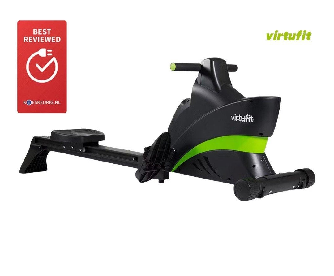 VirtuFit Ergometer Roeitrainer Semi-Pro, Ophalen, Buik, Zo goed als nieuw, Metaal
