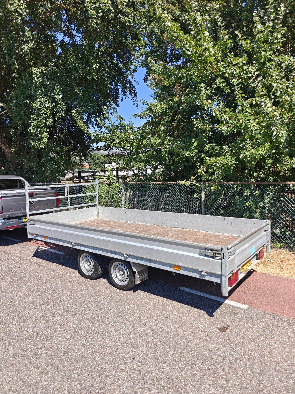 Hapert plateau aanhanger 2700KG, Ophalen of Verzenden, Zo goed als nieuw