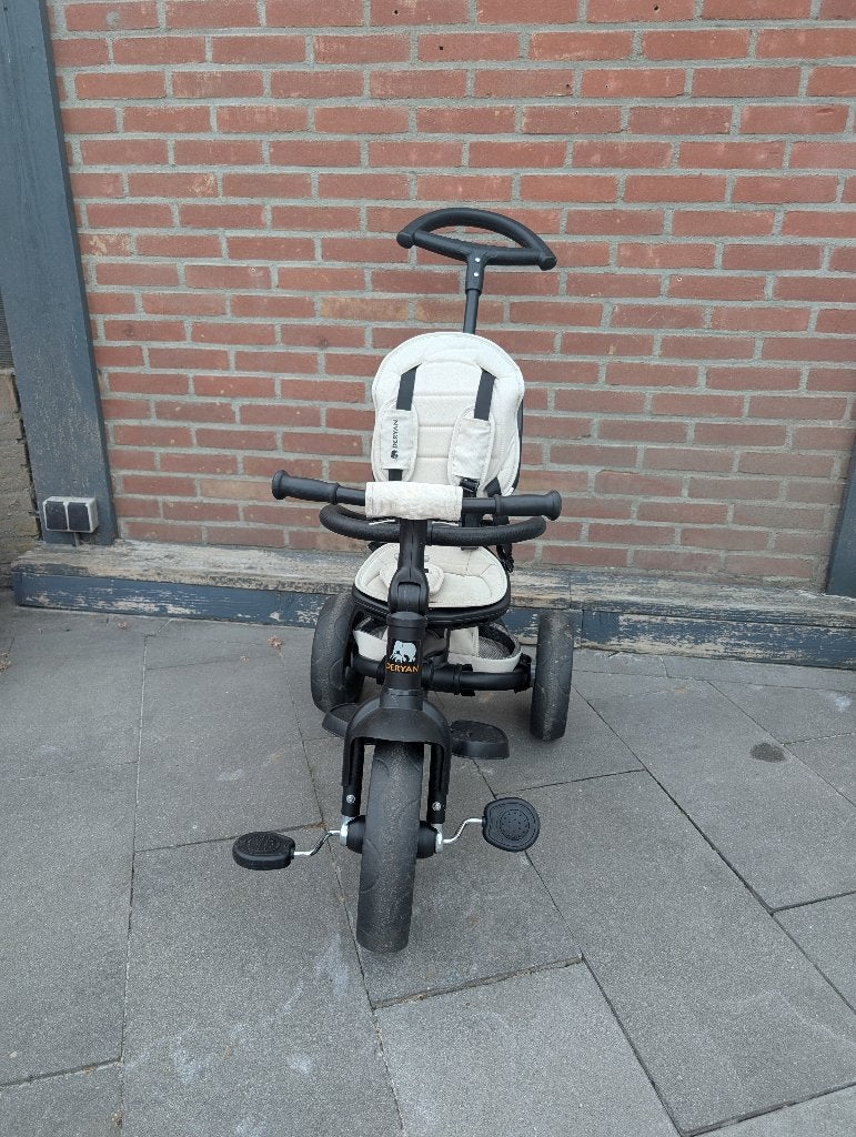 Deryan driewieler met duwstang, Ophalen, Gebruikt, Deryan, Duwstang