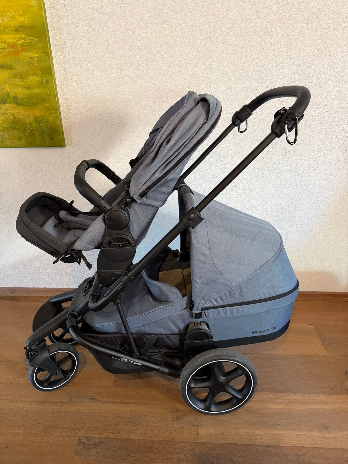 Zeer compleet! Easywalker Harvey 3 duowagen met Maxi-Cosi., Zo goed als nieuw, Combiwagen, Met reiswieg, Ophalen