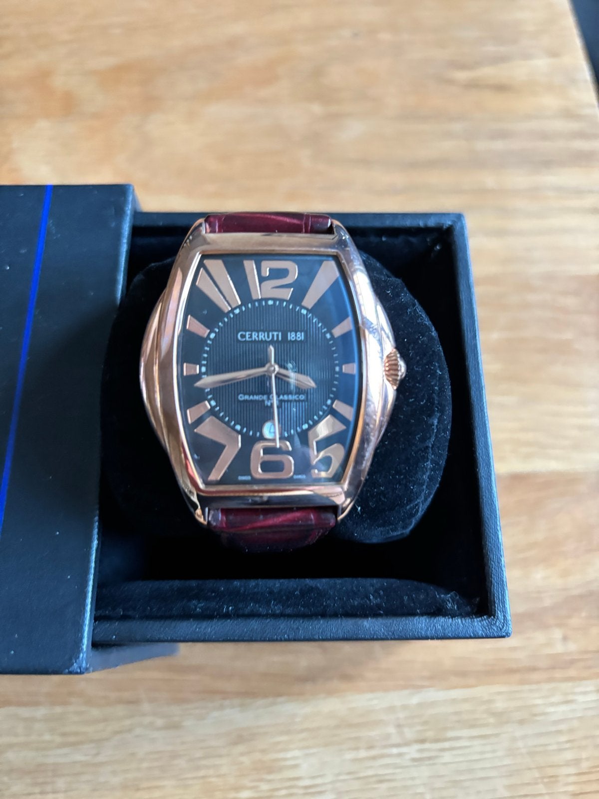 Cerruti 1881 Horloge - nieuw in doos, Overige merken, Overige materialen, Leer, Polshorloge