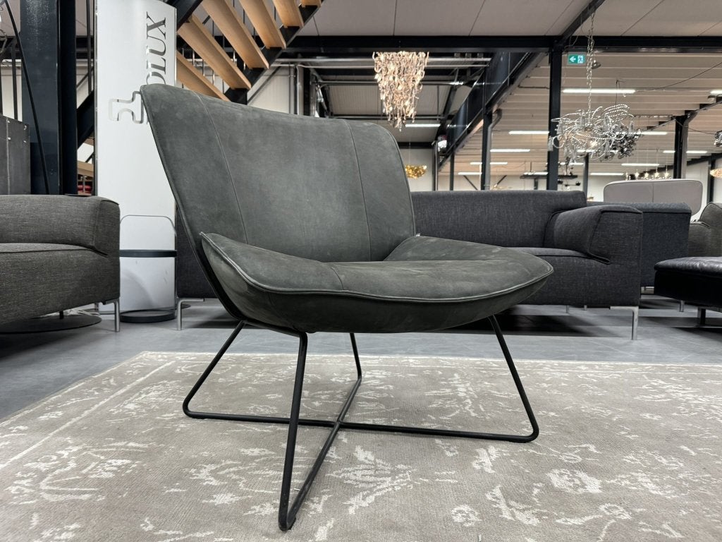 Showmodel Rolf Benz 383 Fauteuil Leer Design stoel, Huis en Inrichting, Service@rolf-benz.com, Haiterbacher Str. 104, Ophalen of Verzenden