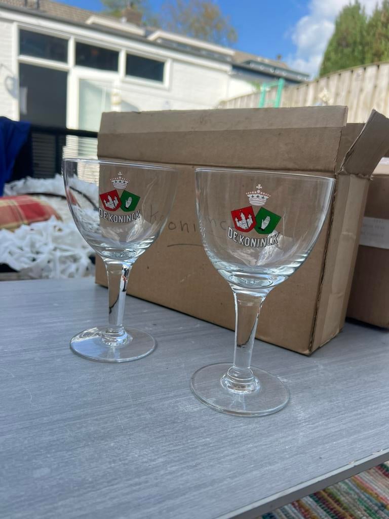 De koninck glazen, Verzamelen, Ophalen of Verzenden, Zo goed als nieuw, Bierglas