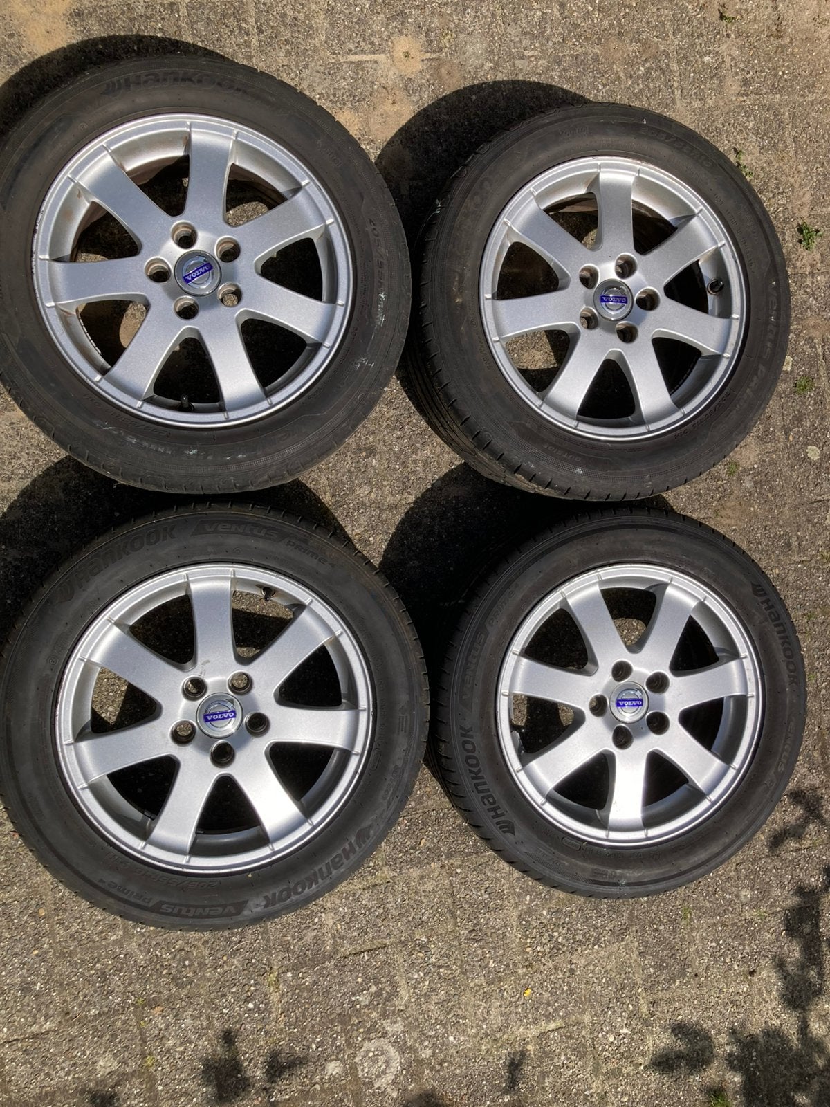 Originele 16 inch Volvo velgen Cordelia, Ophalen, Gebruikt, 16 inch, Banden en Velgen