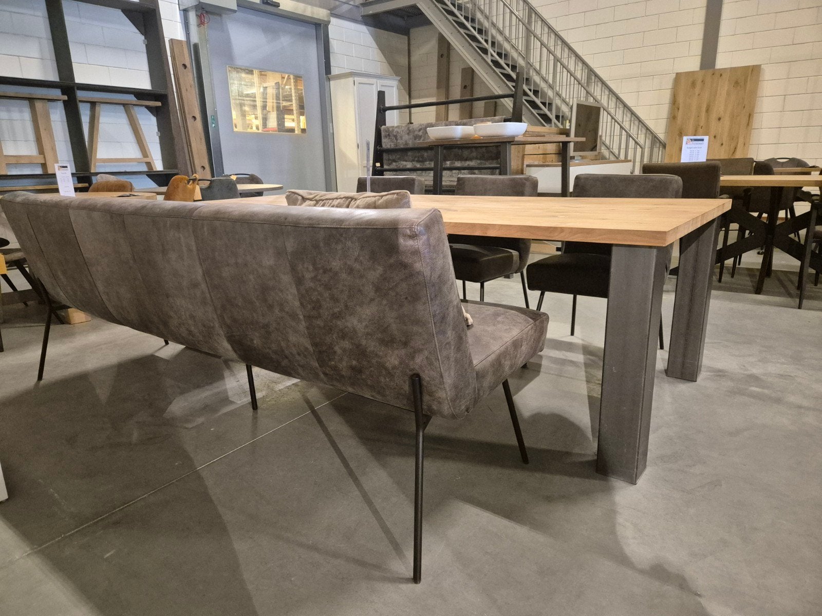 complete set : eetbank + 3 stoelen, Ophalen, Nieuw