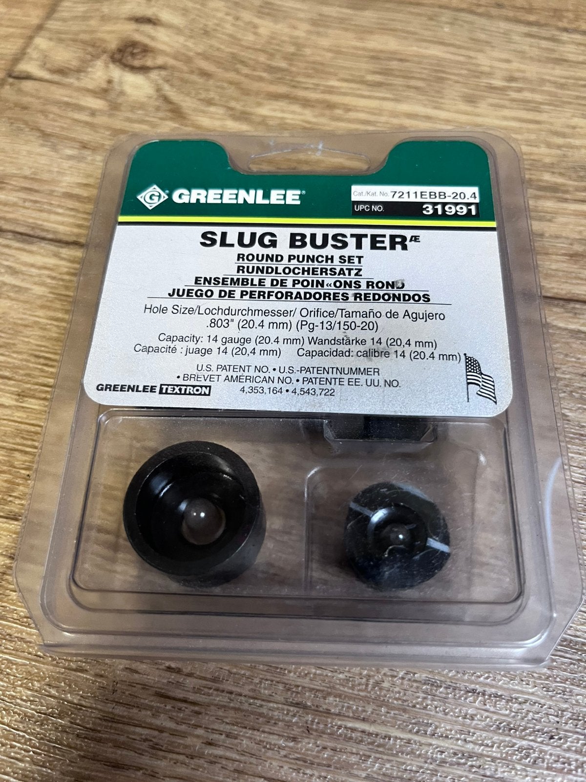 Greenlee pons 20,4 mm zgan, Ophalen of Verzenden, Zo goed als nieuw