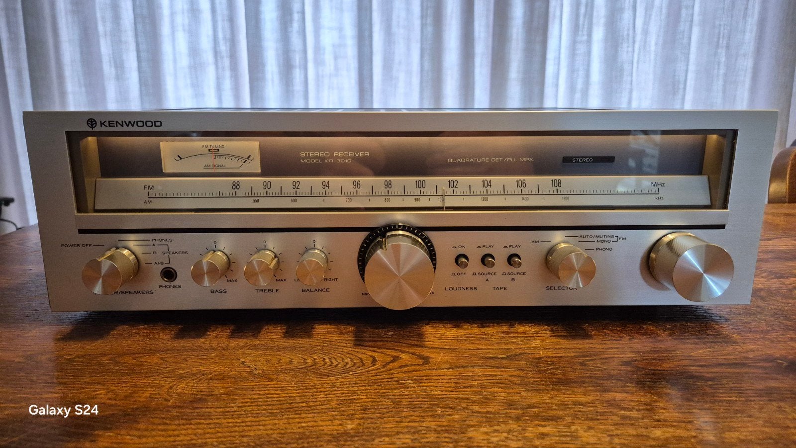 Kenwood KR-3010 Stereo Receiver - Vintage Audio, Overige merken, Ophalen of Verzenden, Zo goed als nieuw, Minder dan 60 watt