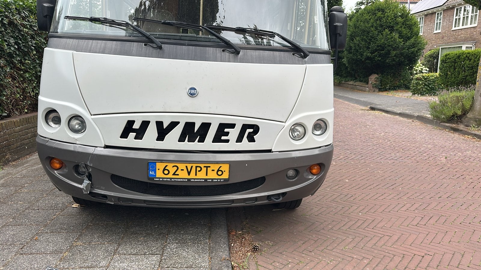 Gezocht: Originele voorbumper Hymer B584 (2002), Ophalen, Gebruikt, Voor, Bumper