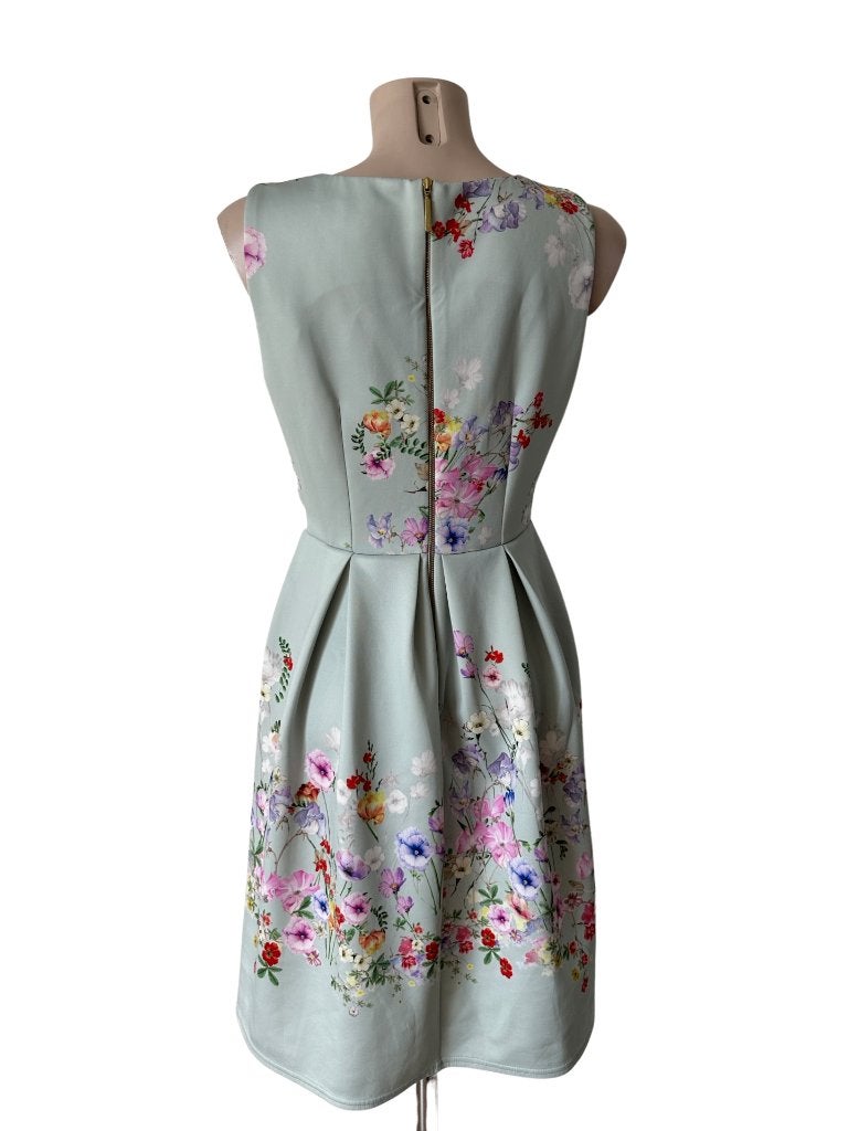 Closet jurk M, Kleding | Dames, Jurken, Blauw, Ophalen of Verzenden, Zo goed als nieuw, Onder de knie