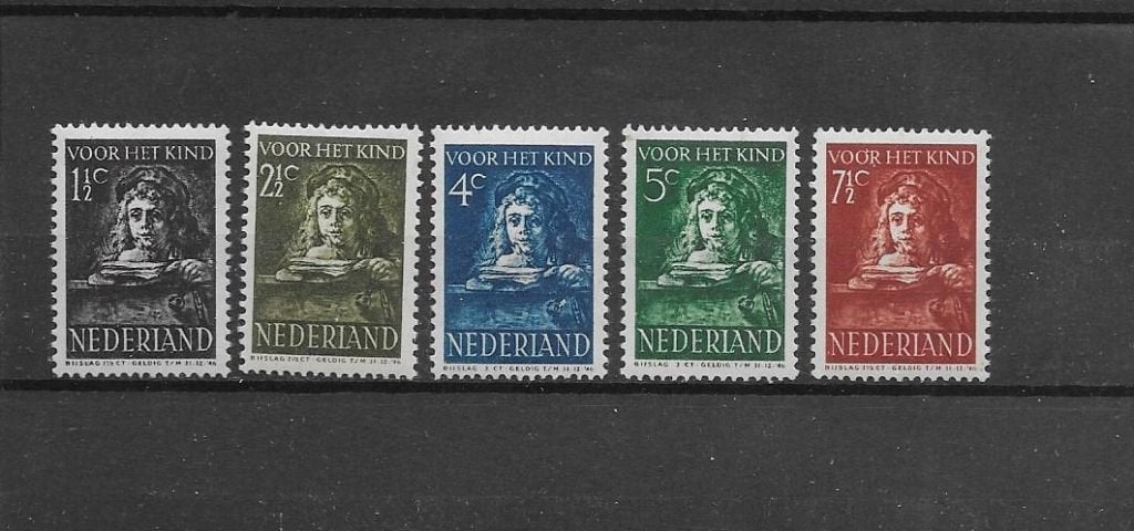 Nederland 1941, NVPH 397 t/m 401, Postfris., Ophalen of Verzenden, Na 1940, Postfris