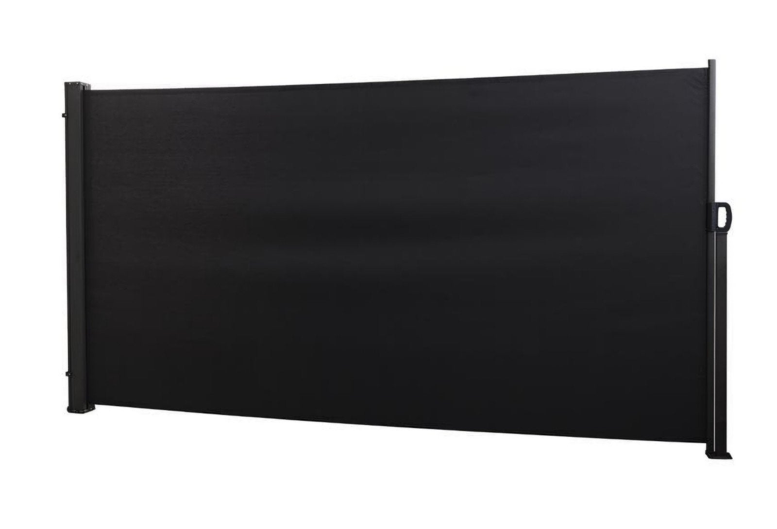 Uittrekbaar windscherm - zwart 160 x 300 cm, Tuin en Terras, Tuinschermen, Ophalen, Overige materialen, Nieuw, 200 cm of meer