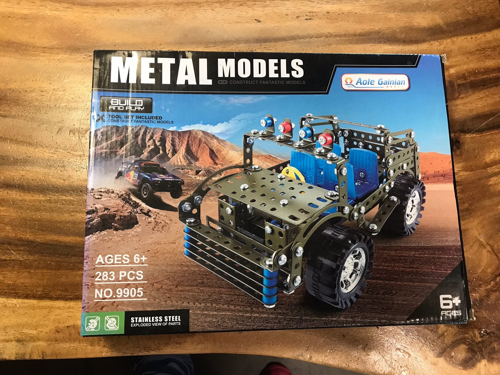 Metal Models,Aole Gainian,283 pcs,no 9905,stainless steel, Ophalen of Verzenden, Zo goed als nieuw, 1:32 tot 1:50, Overige merken