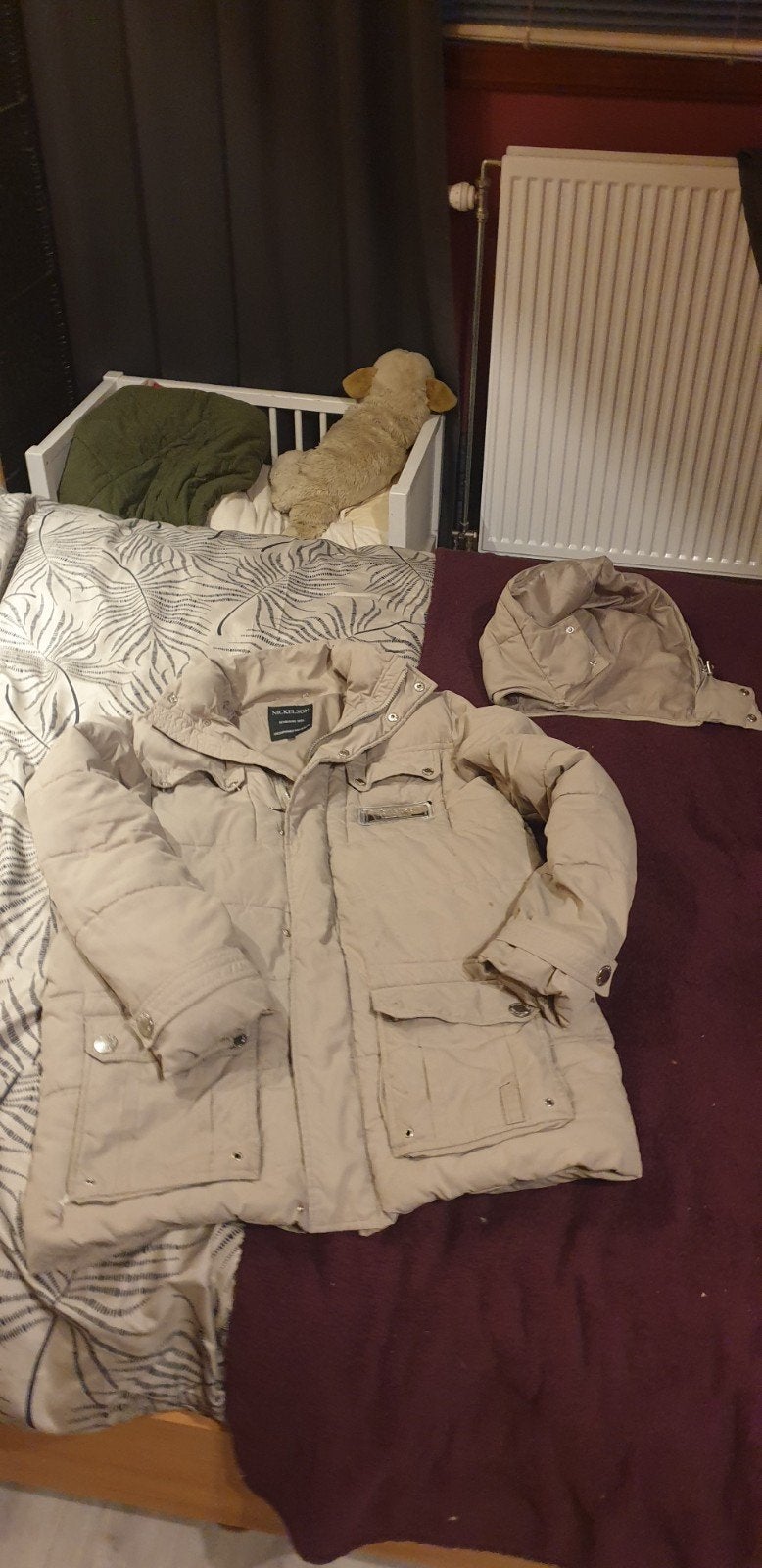 Nickelson Limited Edition Winterjas Maat M, Maat 48/50 (M), Beige, Nickelson, Ophalen of Verzenden
