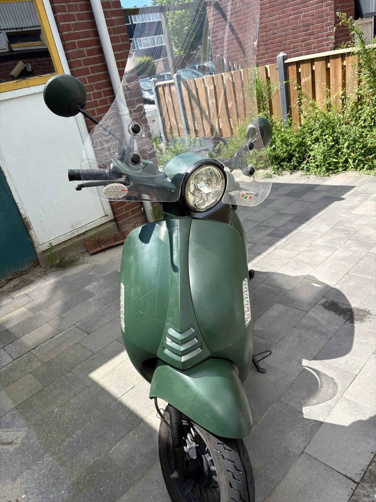 BTC Riva II Scooter blauw kenteken incl. Slot en helmen, Gebruikt, Benzine, Ophalen, Overige merken