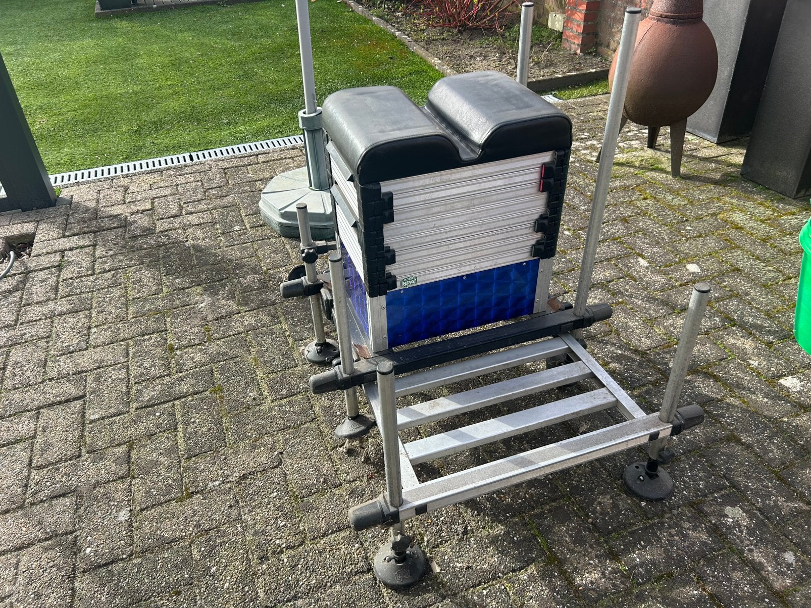 Rive viskist met voeremmers, Watersport en Boten, Ophalen, Zo goed als nieuw, Overige typen