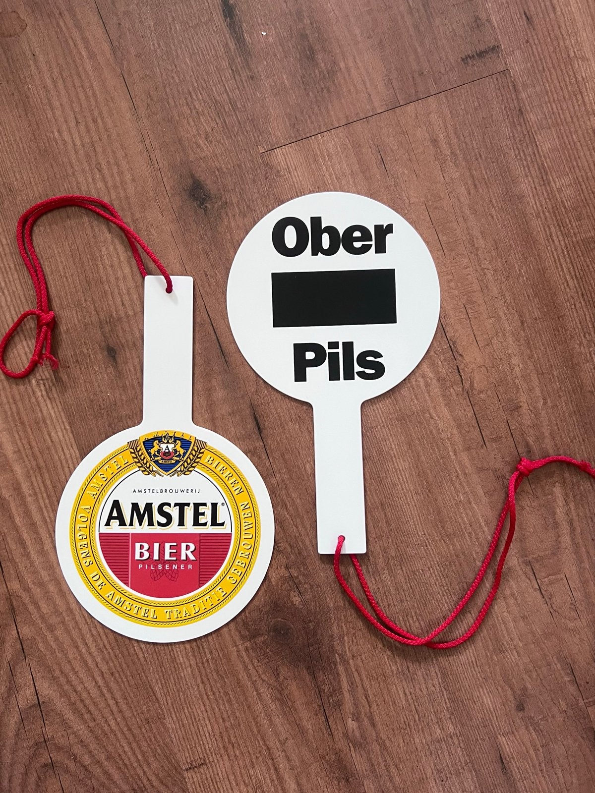 Amstel Bier Reclamebordjes, Ophalen of Verzenden, Zo goed als nieuw, Overige typen, Amstel