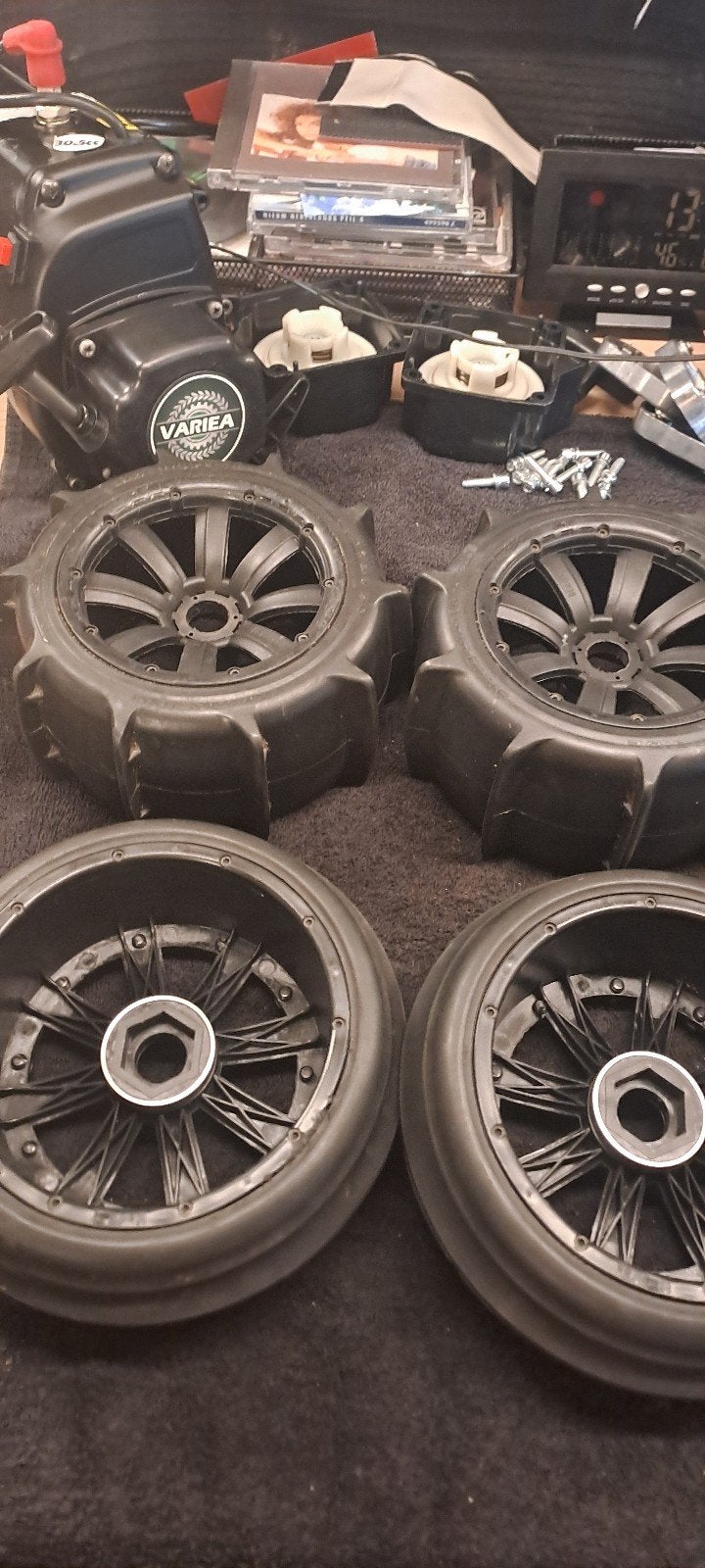setje zo gaan als nieuw voor de hpi baja of losi 5 min oud, Ophalen of Verzenden, Zo goed als nieuw, Auto