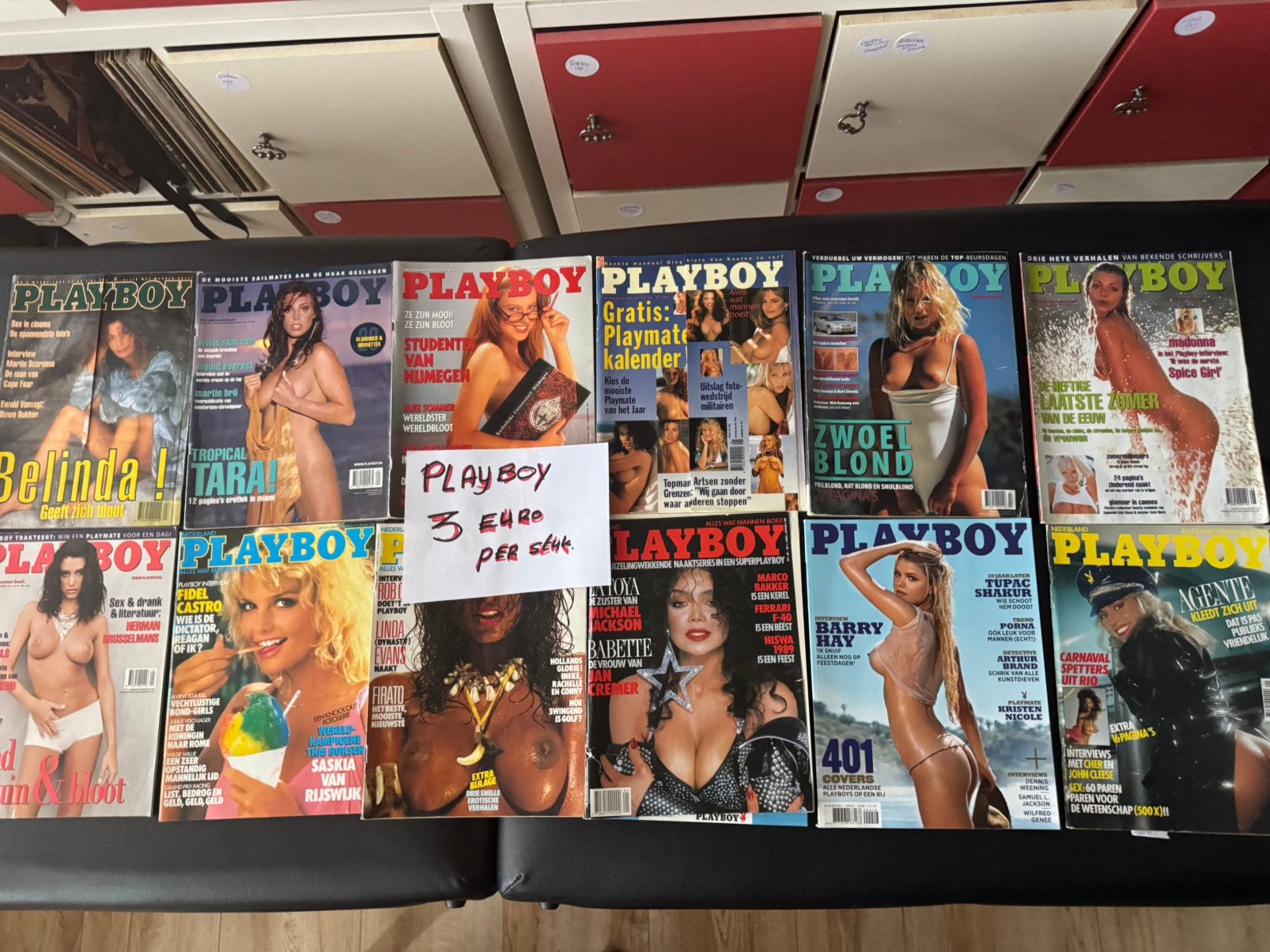 Playboy 3 euro per stuk, Verzenden, 1980 tot heden, Tijdschrift