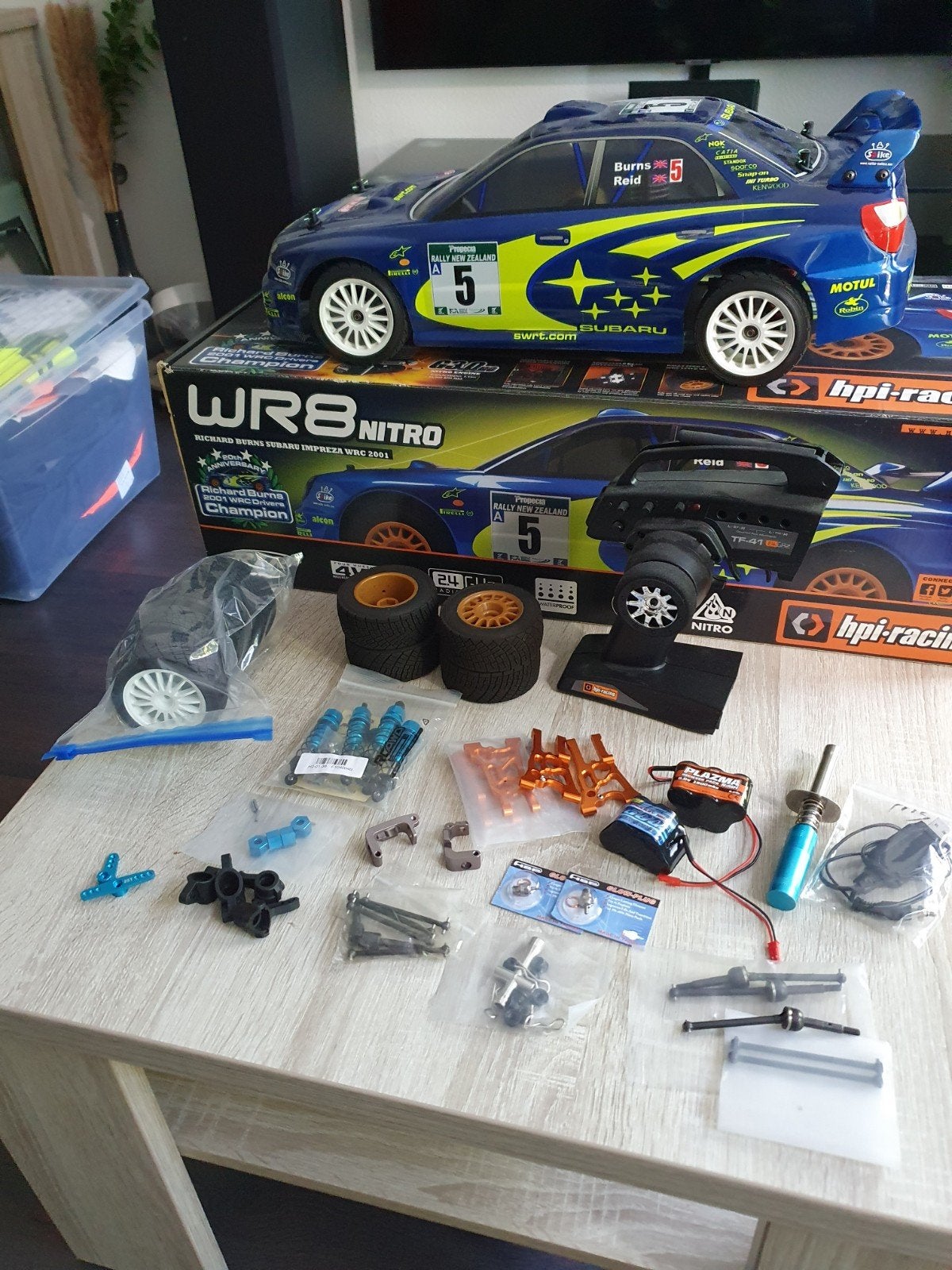 HPI WR8 Nitro Subaru Impreza RC Rally Auto, Hobby en Vrije tijd, Modelbouw | Radiografisch | Auto's, Ophalen of Verzenden, Zo goed als nieuw