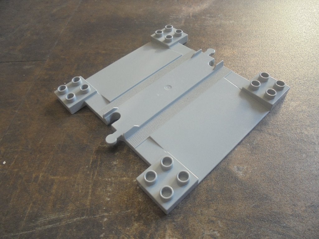 Lego Duplo Train Track Ramps for Car Crossing (zie foto's), Ophalen of Verzenden, Gebruikt, Losse stenen, Duplo