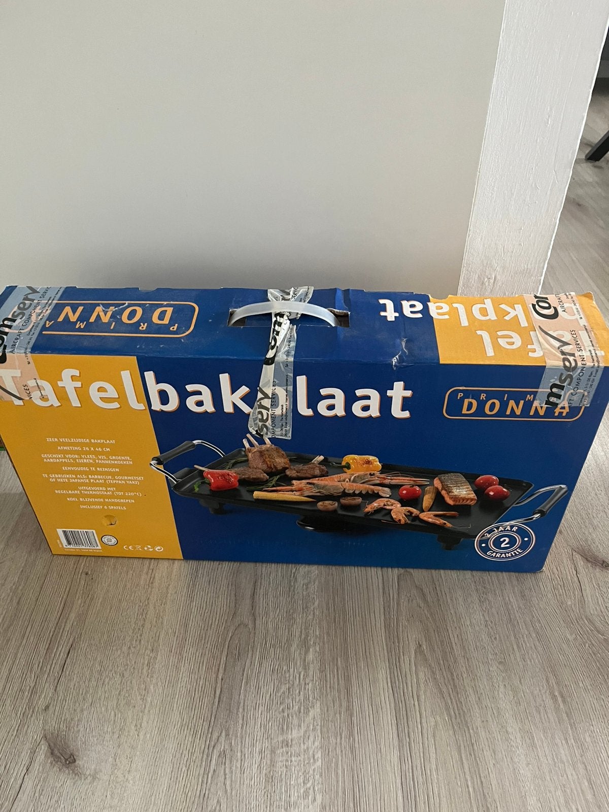 Tafelbakplaat, Ophalen, Zo goed als nieuw, 4 t/m 7 personen