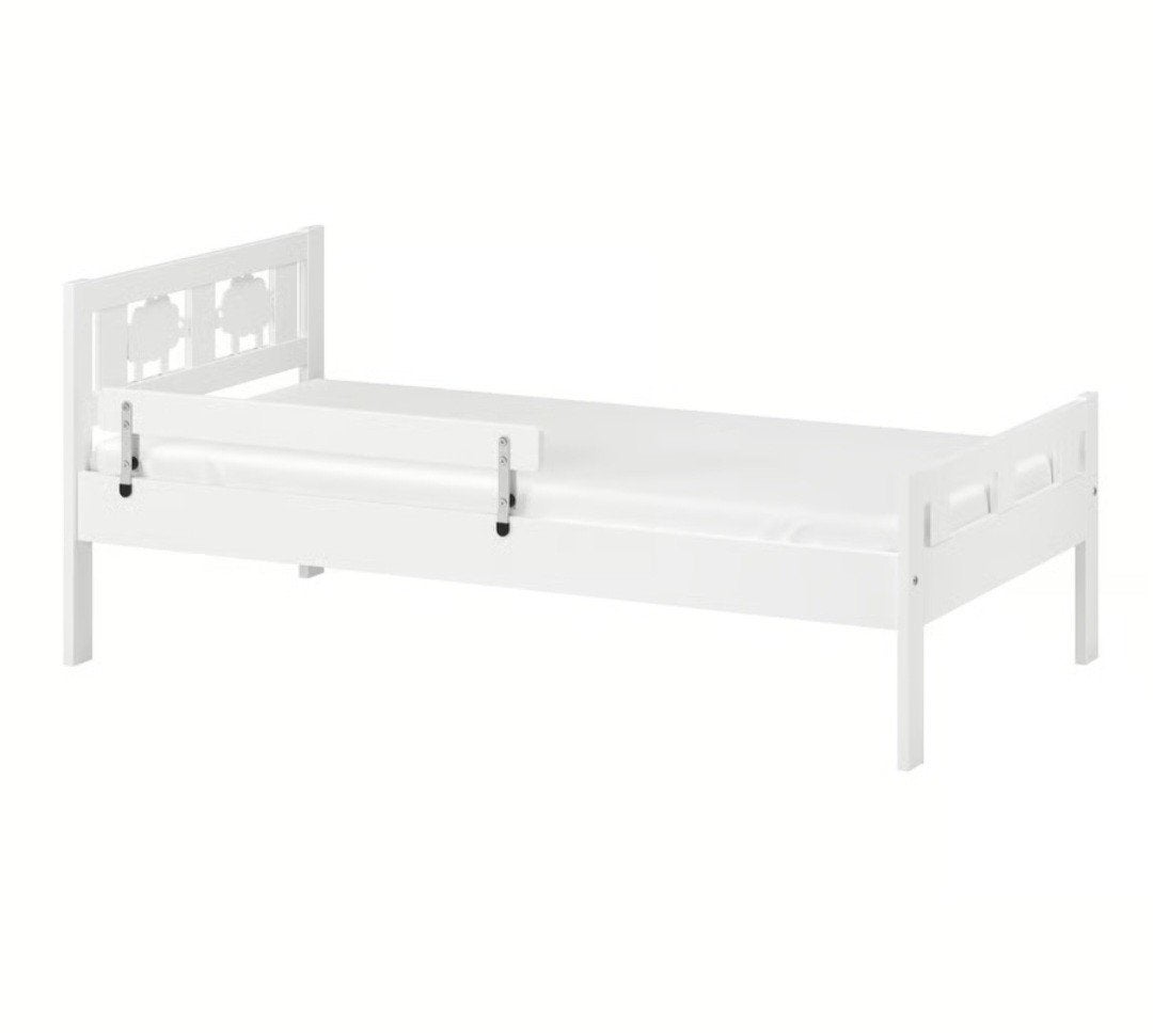 Ikea peuterbed kritter, Ophalen, 140 tot 160 cm, 70 tot 85 cm, Lattenbodem
