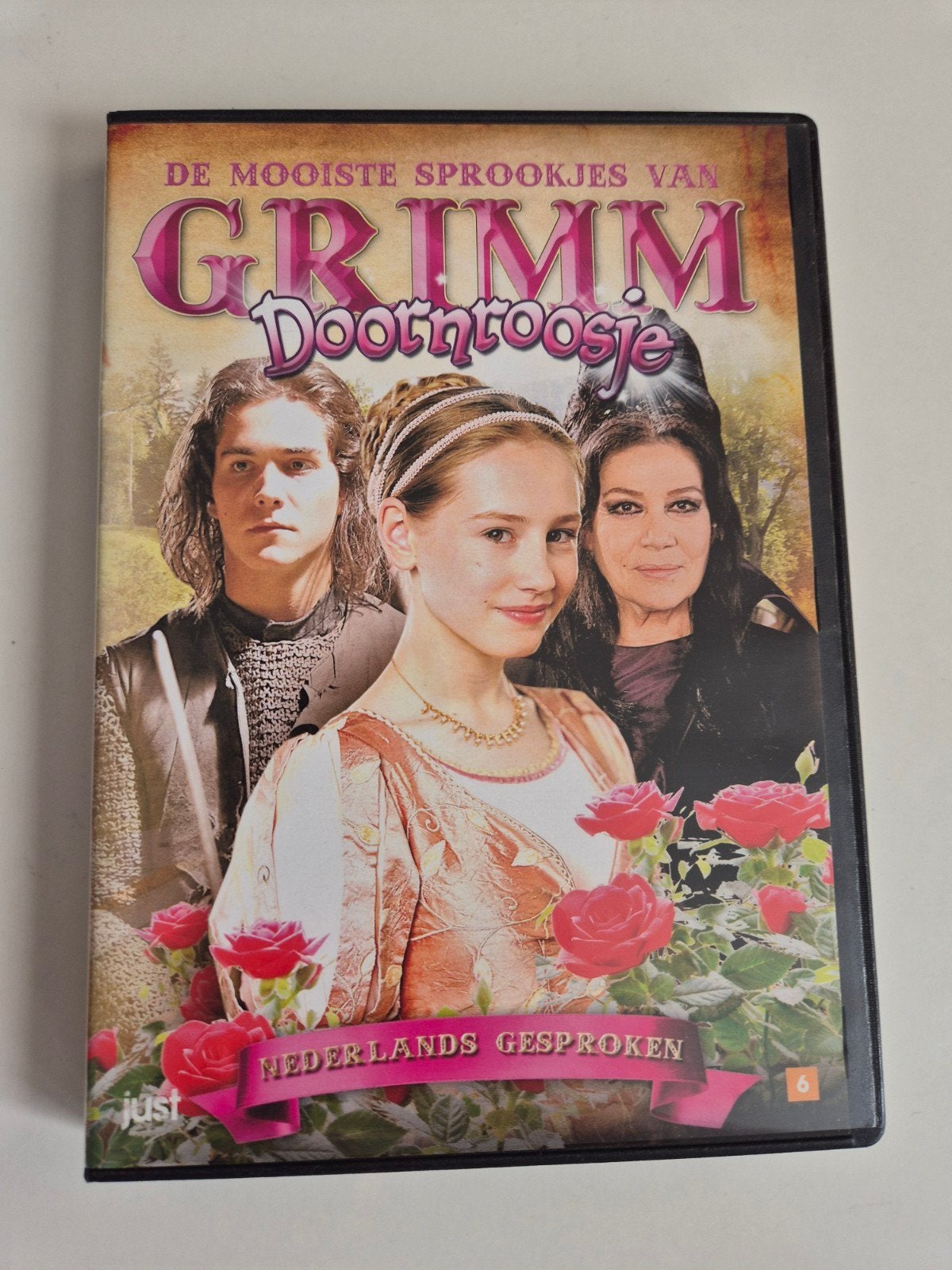 De Mooiste Sprookjes van Grimm - Doornroosje DVD, Inclusief doosje, Zo goed als nieuw, Vanaf 6 jaar, Sprookjes