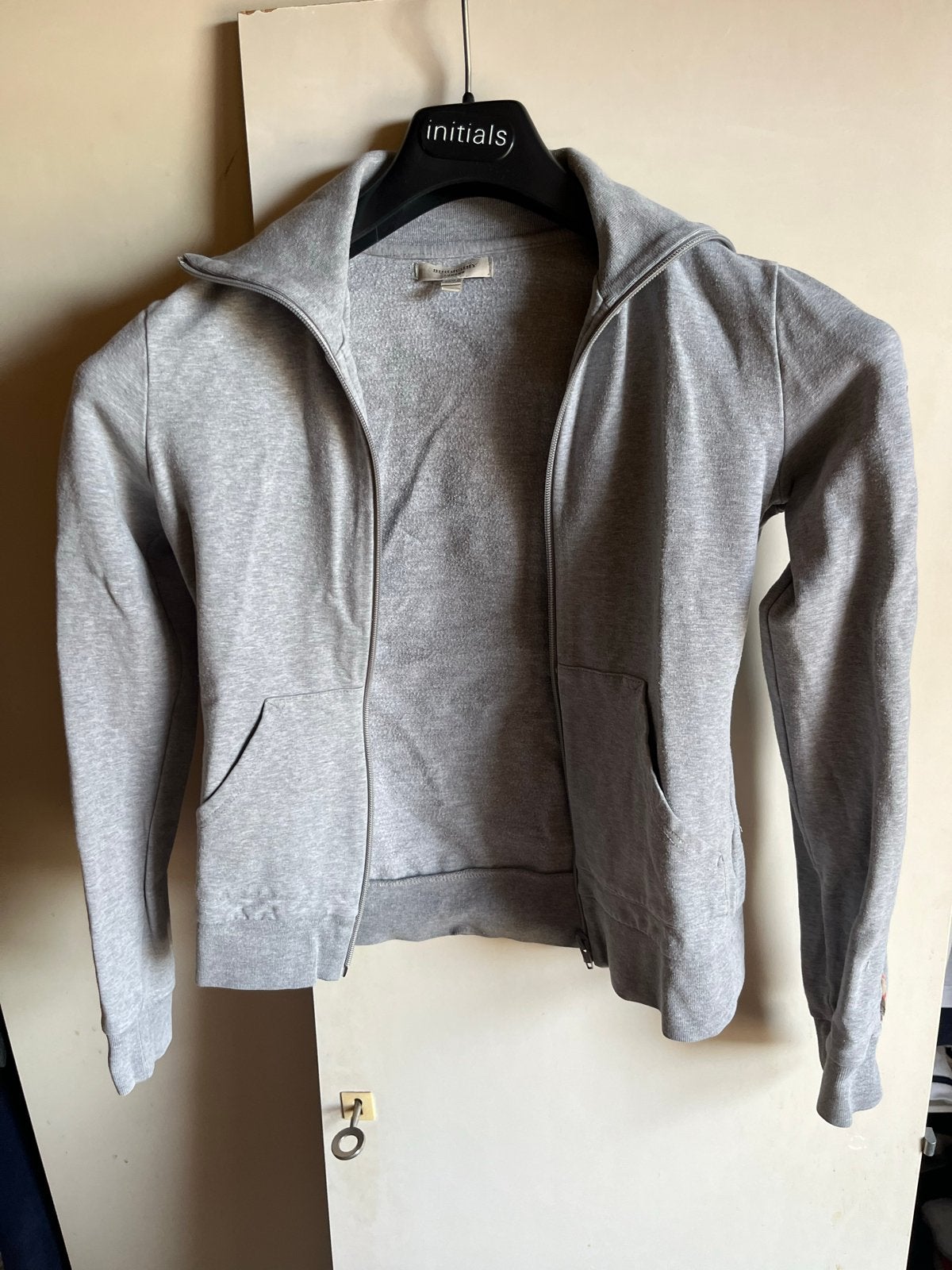 Burberry London Dames Vest - Grijs, Maat S, Ophalen of Verzenden, Gedragen, Maat 36 (S), Grijs