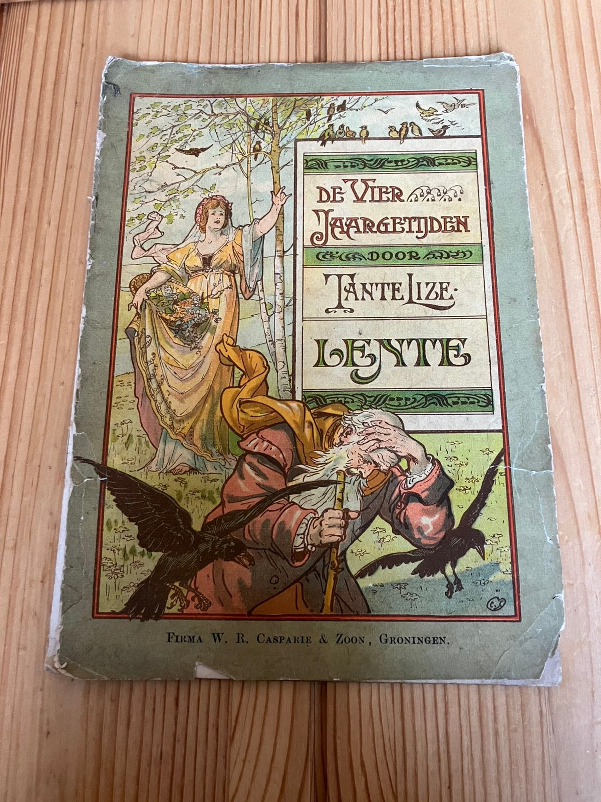 kinderboek De Vier Jaargetijden Tante Lize Cornelis Jetses, Ophalen of Verzenden