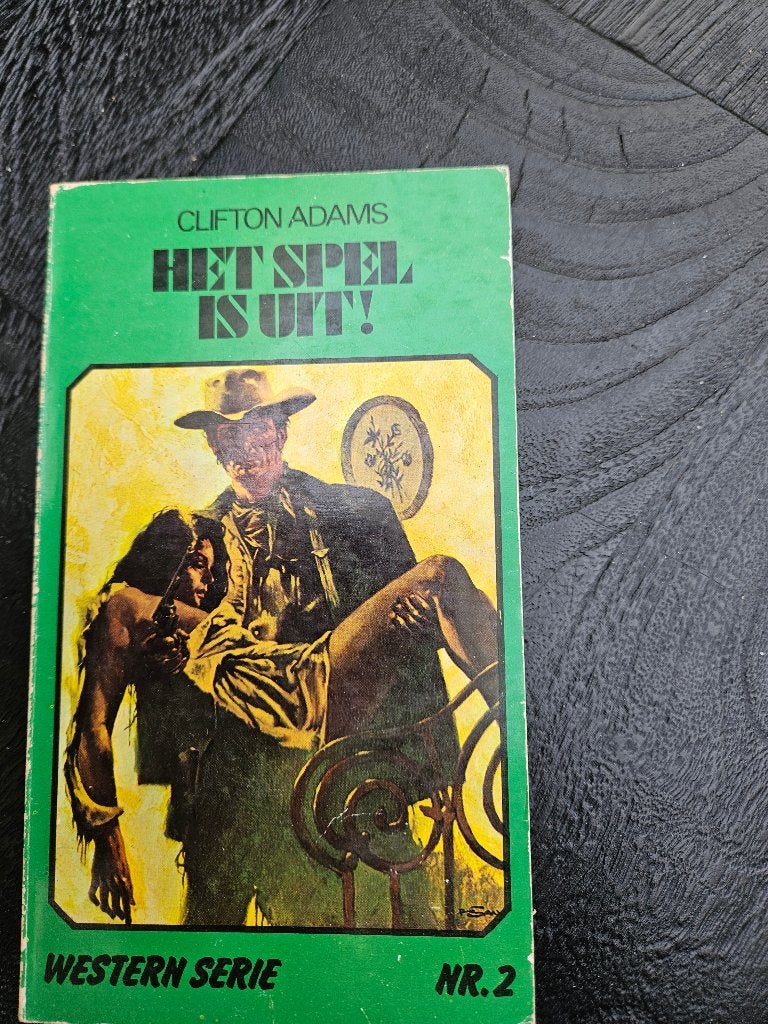 Clifton Adams - het spel is uit, Ophalen of Verzenden, Gelezen