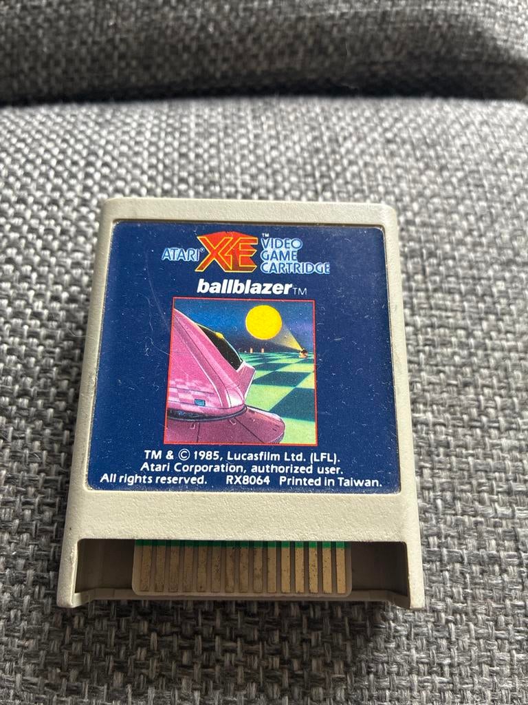Atari XE Ballblazer Videogame Cartridge, Gebruikt, 1 speler, Ophalen of Verzenden, Vanaf 3 jaar