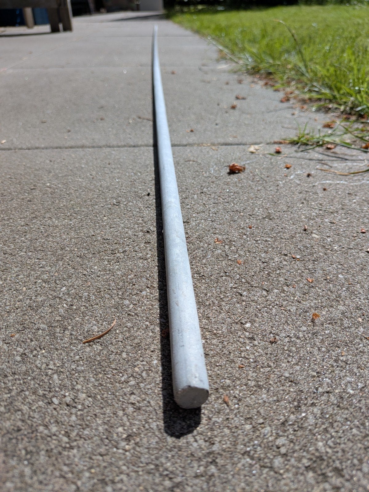 Aardelektrode aardpen verzinkt ø12 mm 3 meter incl 2 hulzen, Doe-het-zelf en Verbouw, Metalen, Ophalen