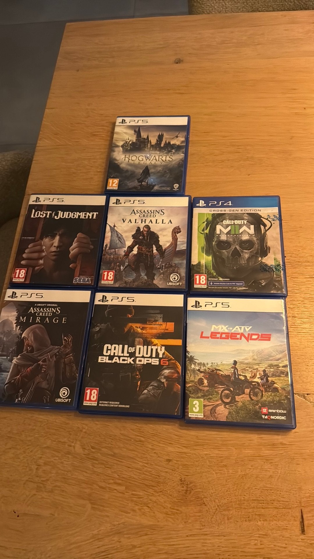 6 ps5 games en 1 ps4 game, Ophalen, Nieuw