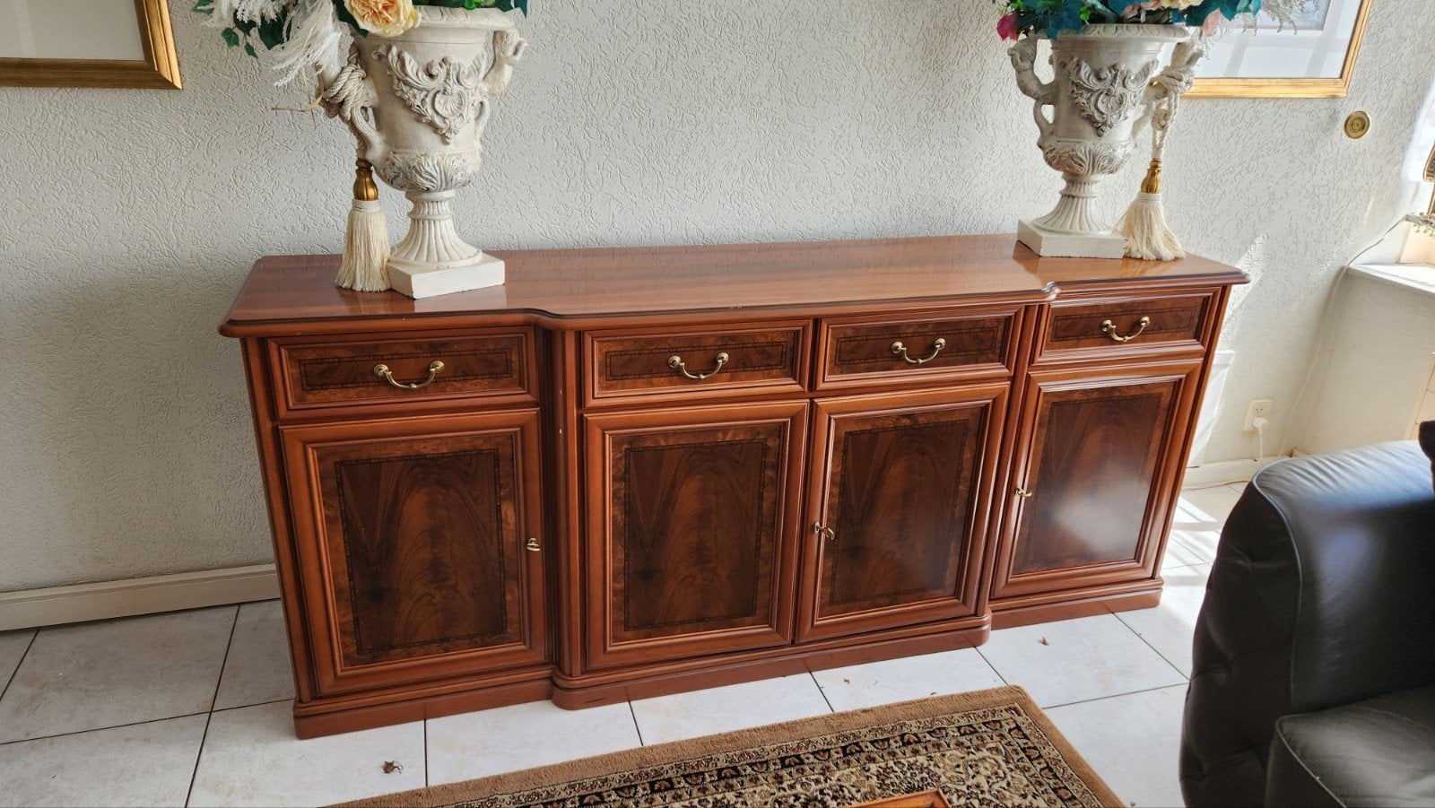 Klassiek dressoir met lades en deuren, Huis en Inrichting, Gebruikt, Met lade(s), Klassiek, 150 tot 200 cm