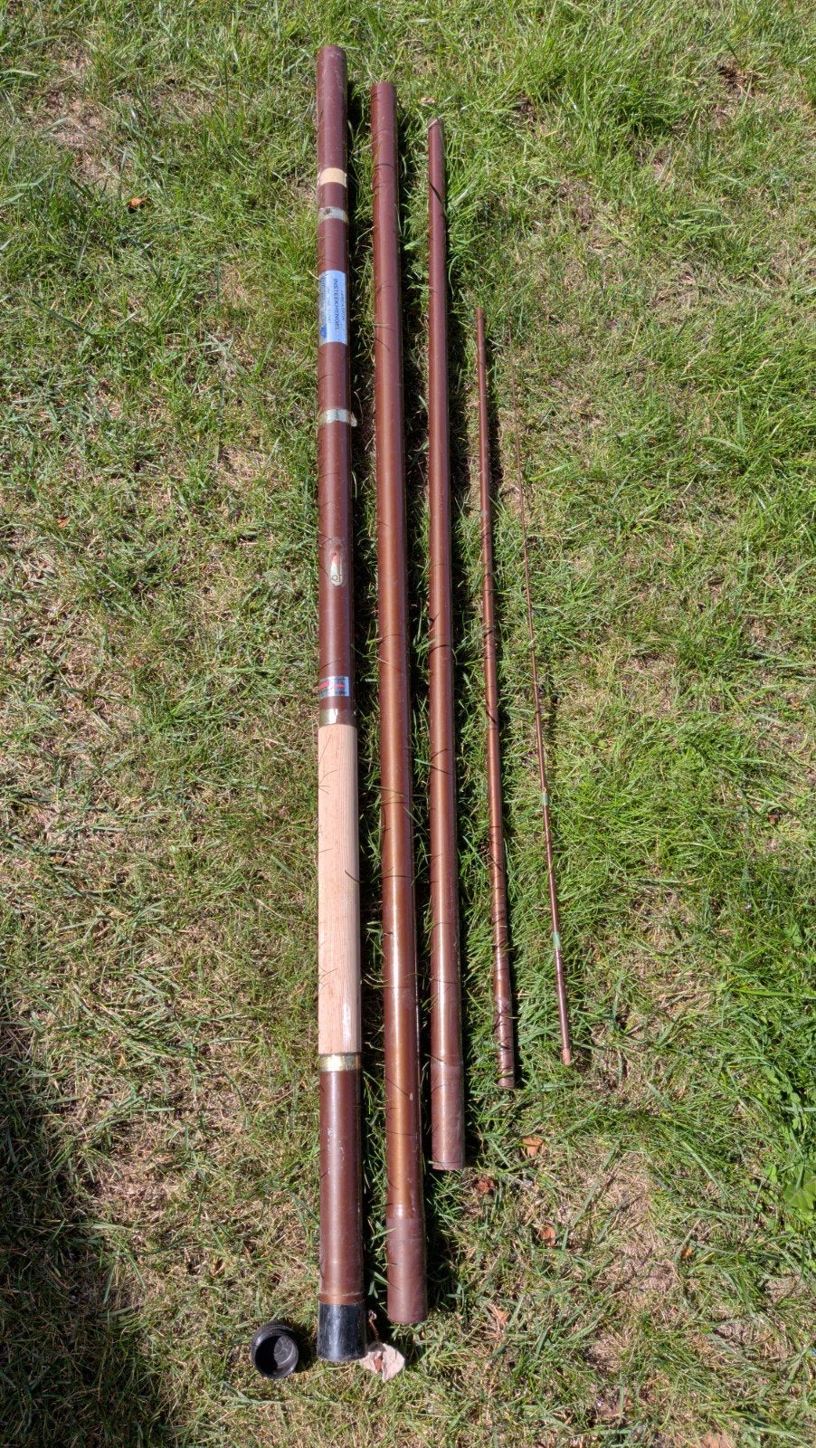 Lercatron Insteekhengel - 5 meter, Ophalen of Verzenden, Gebruikt, Vaste hengel