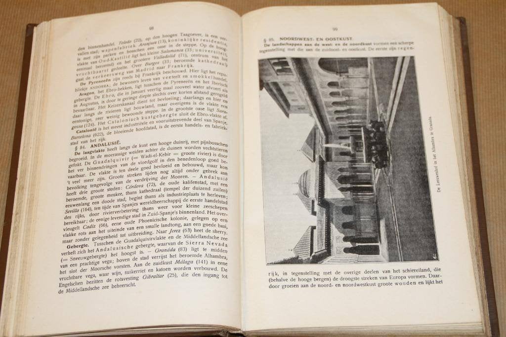 Beknopt leerboek der Aardrijkskunde -Bos & Niermeyer 1921, Ophalen of Verzenden
