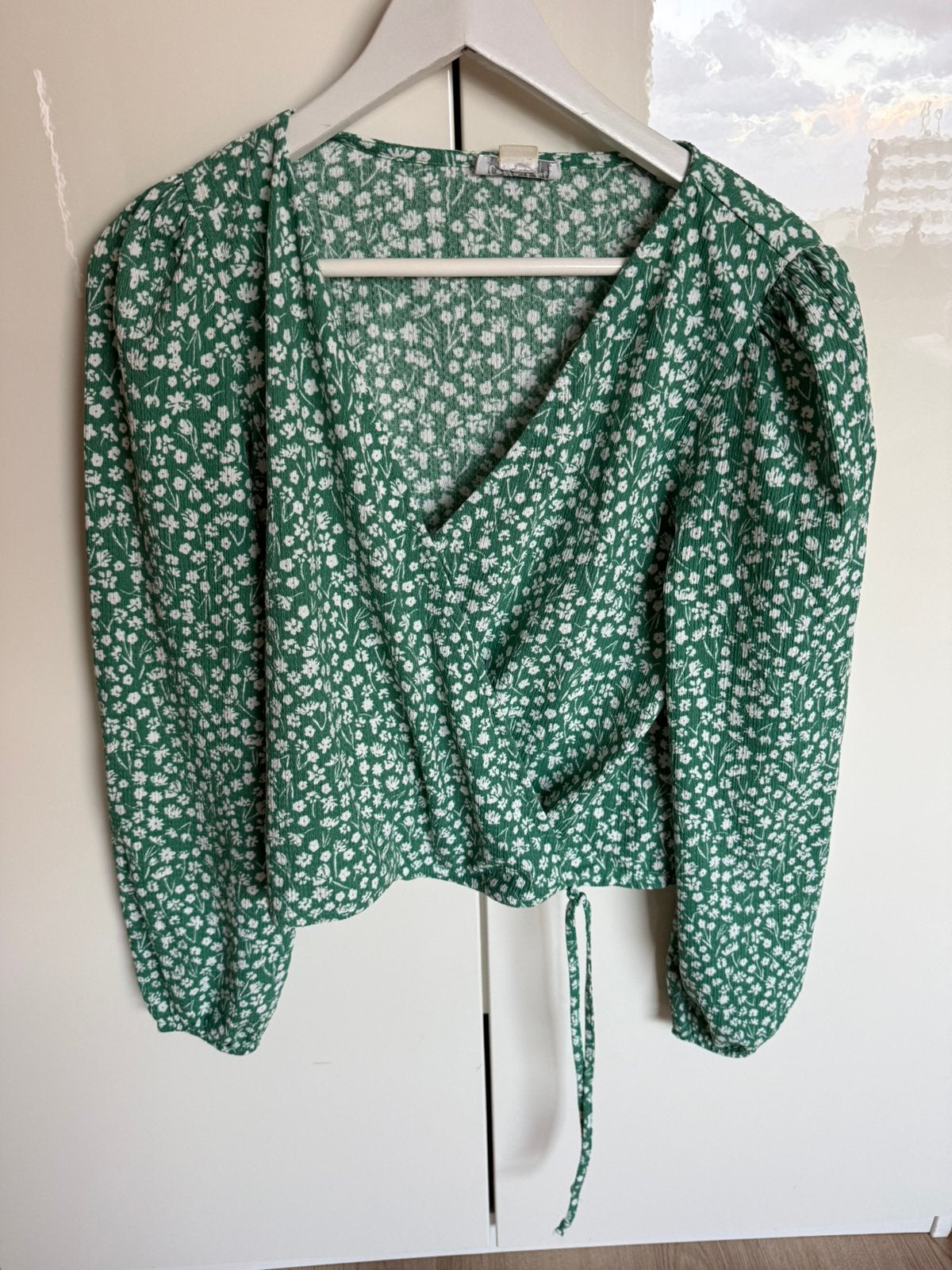 Blouse van Cotton Club met bloemenprint, Kleding | Dames, Ophalen of Verzenden, Gedragen, Maat 36 (S), Groen
