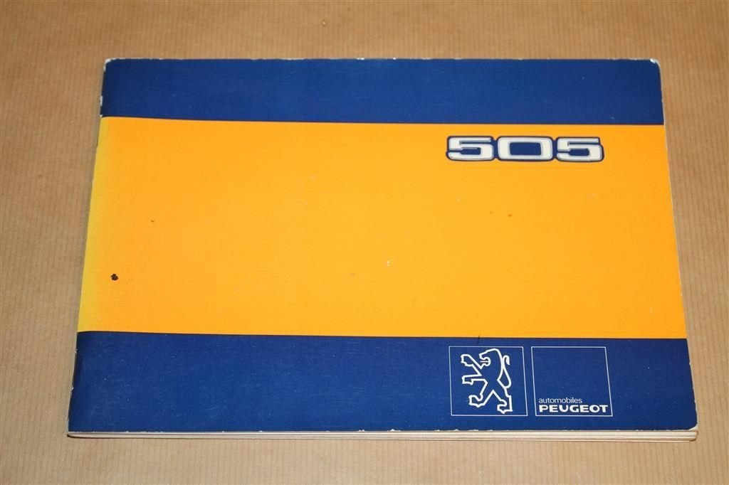 Peugeot 505 - Instruktieboekje - 1980 !!, Ophalen of Verzenden