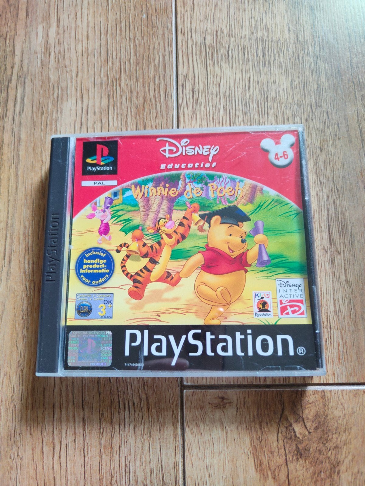 PS1 spel - Disney Educatief | Learning Winnie de Poeh, Spelcomputers en Games, Games | Sony PlayStation 1, Avontuur en Actie, 1 speler