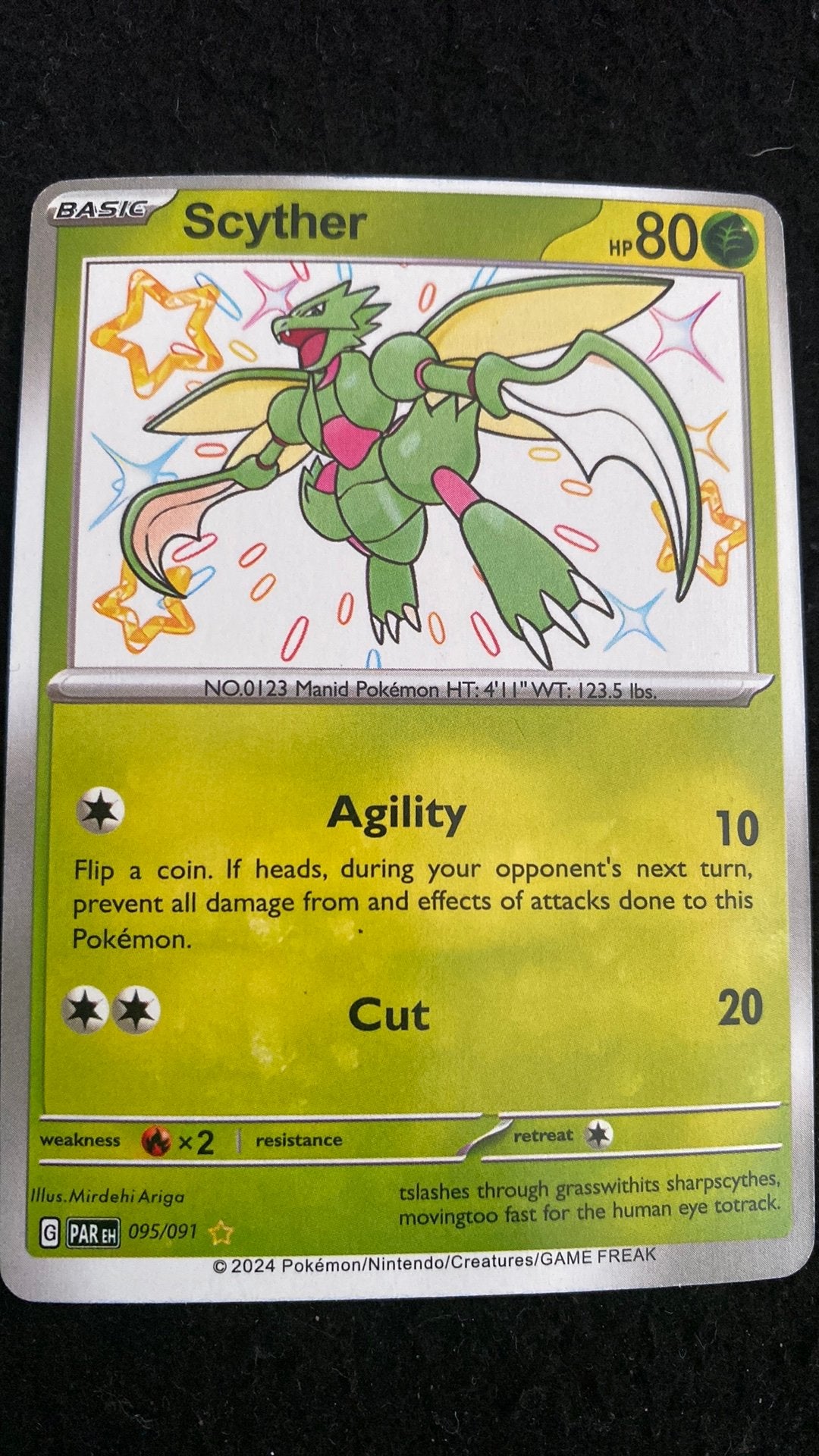 Scyther 095/091, Ophalen, Zo goed als nieuw