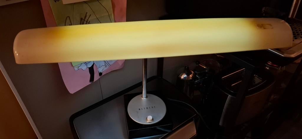 Vintage hitachi burolamp, Ophalen of Verzenden, Zo goed als nieuw, Minder dan 50 cm
