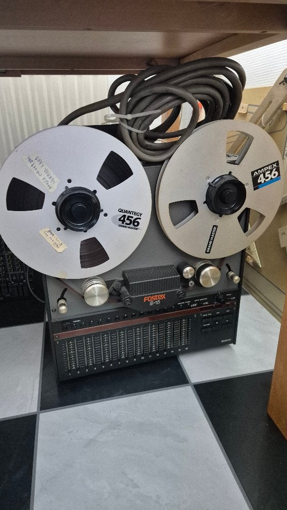 Fostex B-16 Bandrecorder + 2 nieuwe tapes in doos, Ophalen of Verzenden, Bandrecorder, Met banden
