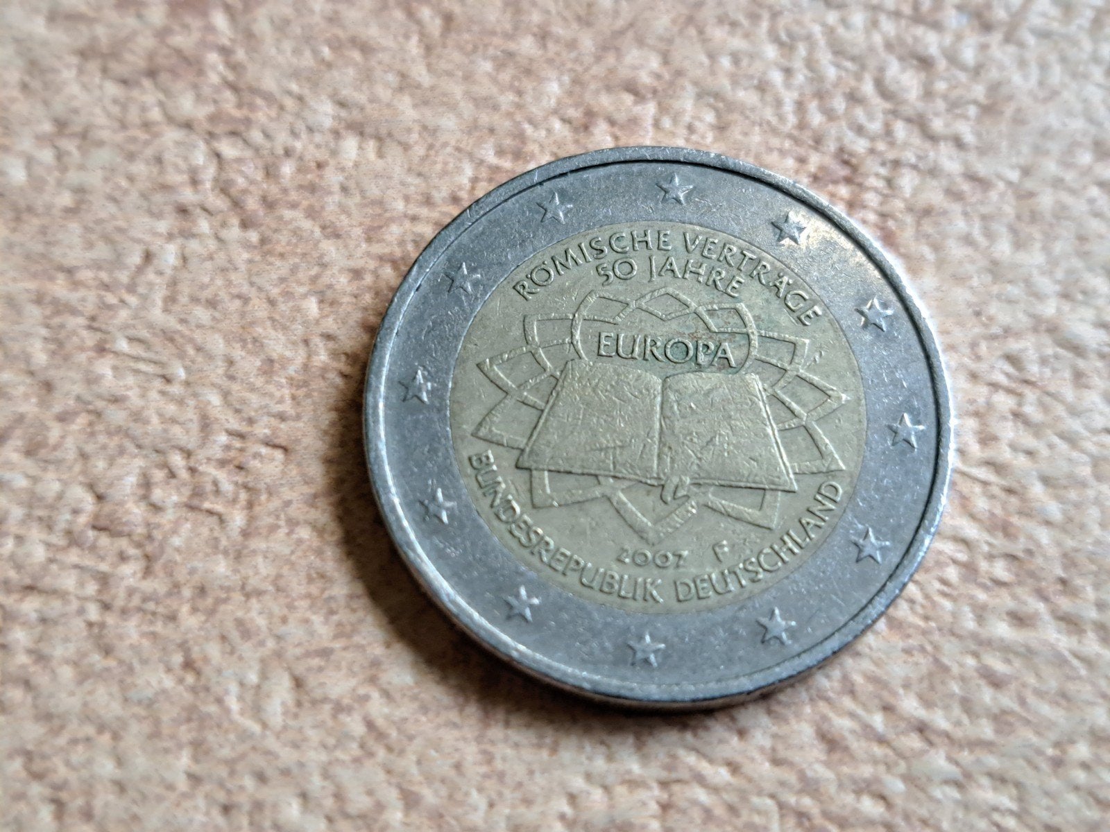 2 euro cc Duitsland 50 jaar Verdrag van Rome 2007 (F), Ophalen of Verzenden, Duitsland, 2 euro